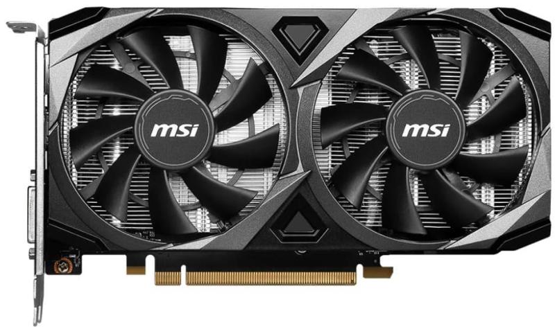Відеокарта MSI RTX 3050 8GB VENTUS 2X XS OC (RTX 3050 VENTUS 2X XS 8G OC) (GDDR6, 128 bit, PCI-E v4.0 x16) FR