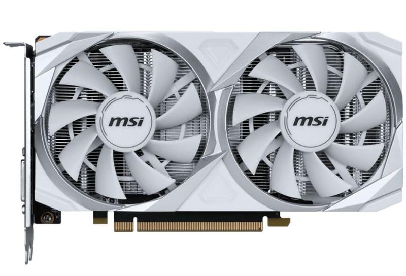 Відеокарта MSI RTX 3050 8GB VENTUS 2X XS WHITE OC (RTX 3050 VENTUS 2X XS WH 8G OC) (GDDR6, 128 bit, PCI-E v4.0 x8)