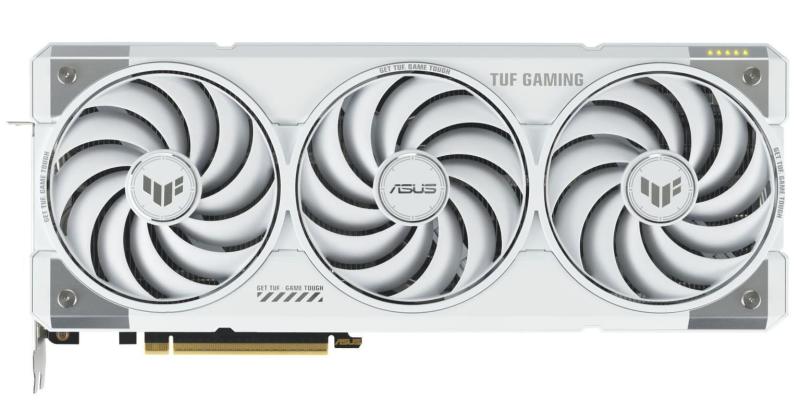 Відеокарта ASUS RTX 5070 Ti 16GB TUF Gaming OC Edition WHITE (TUF-RTX5070TI-O16G-WHITE-GAMING) (GDDR7, 256 bit, PCI-E v5.0 x16)