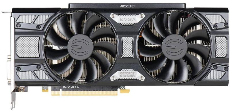 Відеокарта EVGA GTX 1070Ti SC GAMING (08G-P4-5671-KR) (GDDR5, 256 bit, PCI-E 3.0 x16) Б/в