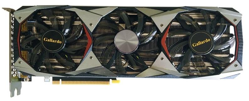 Відеокарта Manli GTX 1080Ti 11Gb Gallardo (M-NGTX1080TIG/5RIHPPP-F371G) (GDDR5X, 352 bit, PCI-E 3.0 x16) Б/в