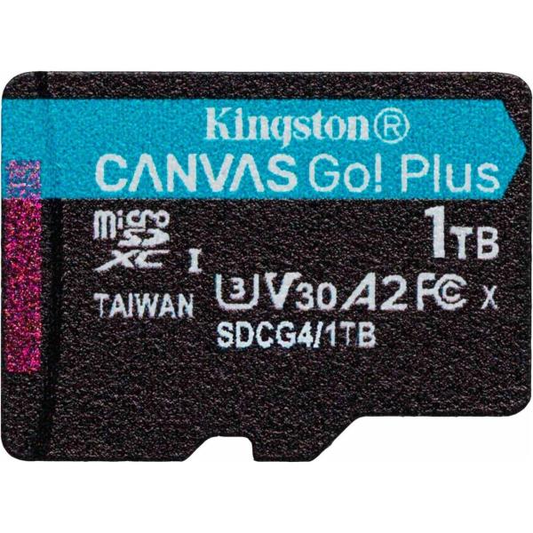 Карта пам'яті Kingston MicroSDXC 1TB UHS-I/U3 Class 10 Canvas Go! Plus R200/W160MB/s (SDCG4/1TBSP)