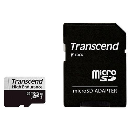 Карта пам'яті Transcend 64GB microSDXC C10 UHS-I U1 High Endurance (85TB) (TS64GUSD350V)