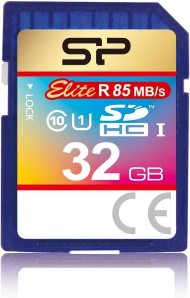 Карта пам'яті Silicon Power SDHC (UHS-1) SiliconPower Elite 32Gb class 10 (SP032GBSDHAU1V10)