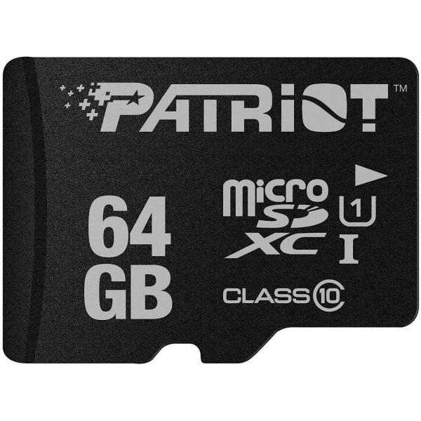 Карта пам'яті Patriot MicroSDHC 64GB UHS-I Class 10 LX (PSF64GMDC10)