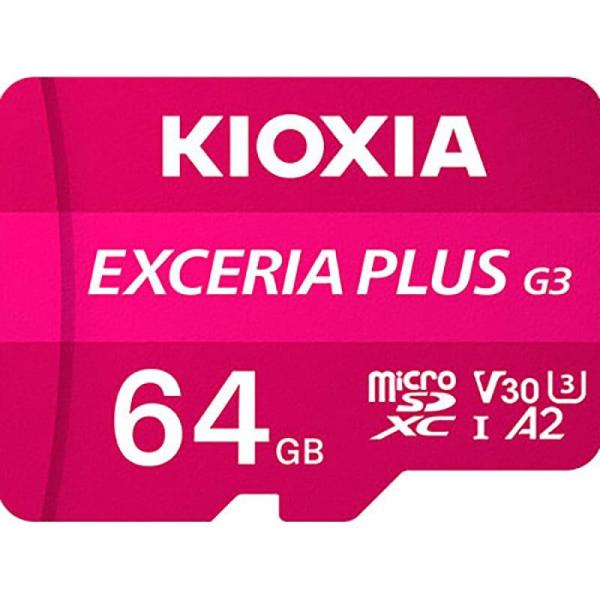Карта пам'яті Kioxia EXCERIA PLUS G2 SDXC 64GB U3 V30 (LMPL3M064GG2)