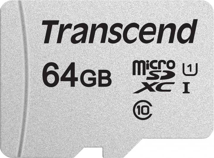 Карта пам'яті Transcend 64GB microSDXC UHS-I 300S TS64GUSD300S (FFSDTR02058)