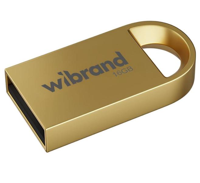 Флеш-накопичувач Wibrand Flash USB 2.0 Lynx 16Gb Gold (WI2.0/LY16M2G)