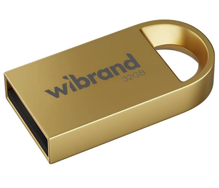 Флеш-накопичувач Wibrand Flash USB 2.0 Lynx 32Gb Gold (WI2.0/LY32M2G)