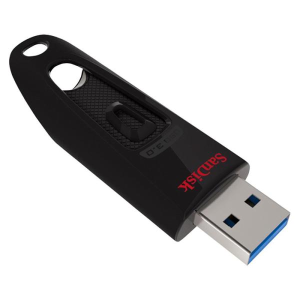 Флеш-накопичувач Sandisk USB 3.0 Ultra 64Gb (130Mb/s) Black (SDCZ48-064G-U46)