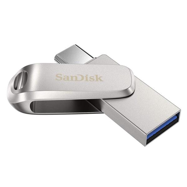 Флеш-накопичувач Sandisk USB 3.1 Ultra Dual Luxe Type-C 512Gb (150 Mb/s) (SDDDC4-512G-G46)