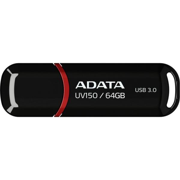 Флеш-накопичувач Adata Flash 64GB UV150 Black USB 3.0 (AUV150-64G-RBK)