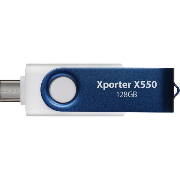 Флеш-накопичувач Patriot USB 3.2 Gen 1 Xporter X550 128GB Type-A+C (PS128GX550AAD)