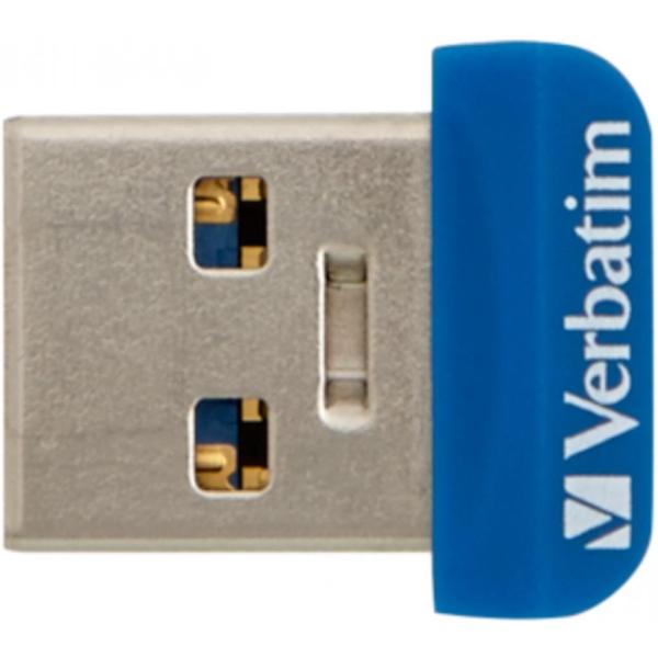 Флеш-накопичувач Verbatim USB флеш накопичувач 16GB Store 'n' Stay NANO Blue USB 3.0 (98709)