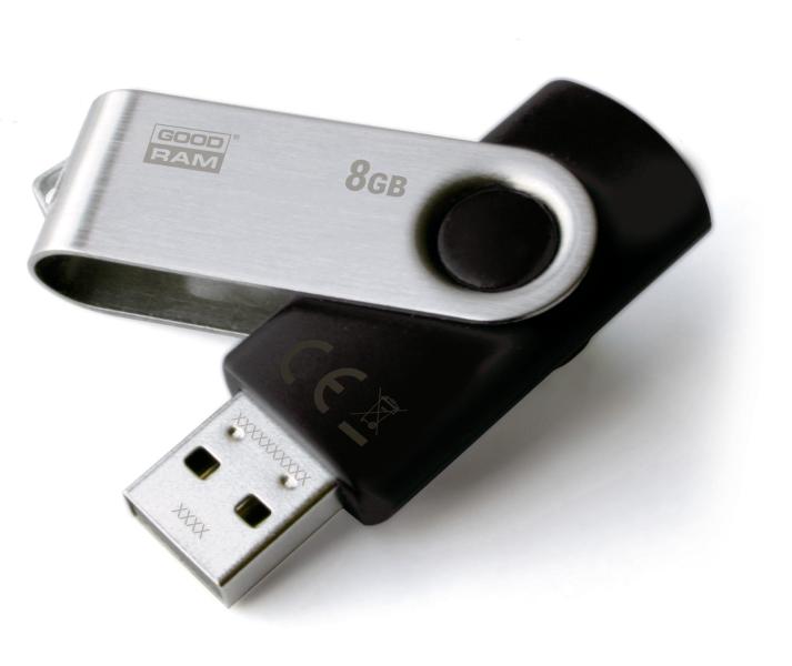 Флеш-накопичувач GoodRam 8GB USB 2.0 UTS2 (Twister) Black (UTS2-0080K0R11)