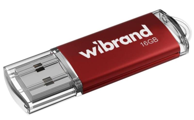 Флеш-накопичувач Wibrand Flash USB 2.0 Cougar 16Gb Red (WI2.0/CU16P1R)