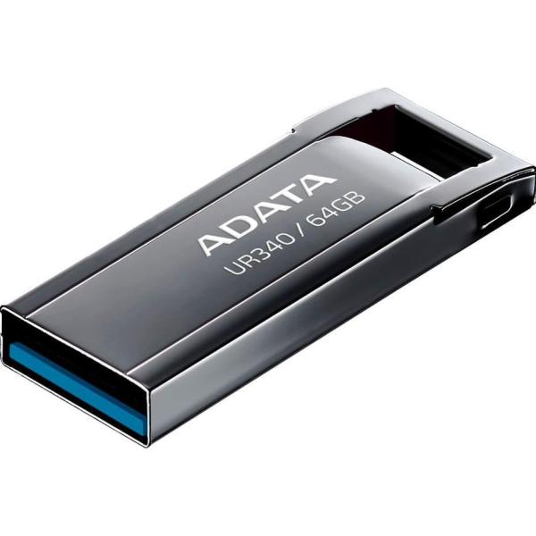 Флеш-накопичувач Adata Flash 64Gb USB 3.2 UR340 Black (AROY-UR340-64GBK)