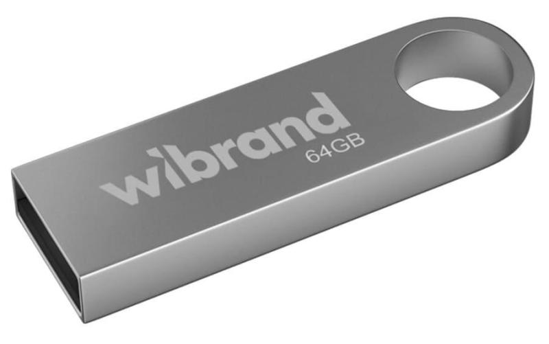 Флеш-накопичувач Wibrand Flash USB 2.0 Puma 64Gb Silver (WI2.0/PU64U1S)