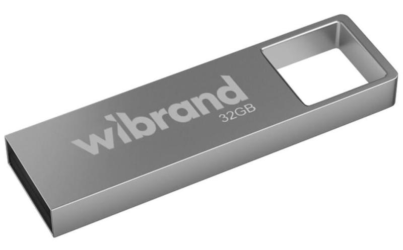 Флеш-накопичувач Wibrand Flash USB 2.0 Shark 32Gb Silver (WI2.0/SH32U4S)