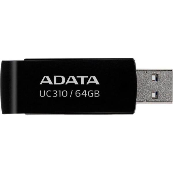 Флеш-накопичувач Adata Flash 64Gb USB 3.2 UC310 Black (UC310-64G-RBK)