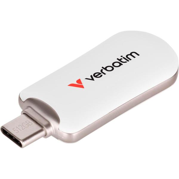 Флеш-накопичувач Verbatim Plectra USB-C White 512 GB USB 3.2 Gen 1 (30231)