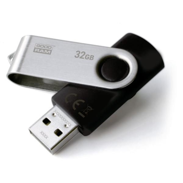 Флеш-накопичувач GoodRam 32GB USB 2.0 Twister Black (UTS2-0320K0R11#)