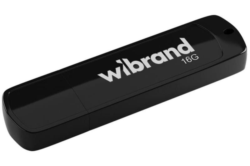 Флеш-накопичувач Wibrand Flash USB 2.0 Grizzly 16Gb Black (WI2.0/GR16P3B)