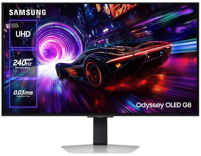 Монітор 32" Samsung Odyssey OLED G8 G81SF (LS32FG812SIXUA) 3840х2160 (UHD 4K) QD-OLED 240 Hz