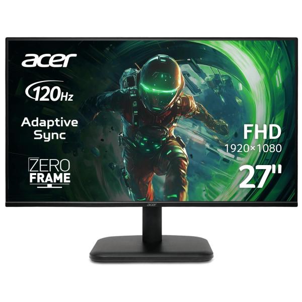 Монітор 27" Acer EK271Gbi FHD 120Hz (UM.HE1EE.G01) 1920x1080 (FullHD) IPS 120 Hz