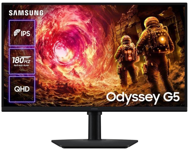 Монітор 27" Samsung Odyssey G5 (LS27FG500EIXUA) 2560x1440 (QHD, 2K) IPS 180 Hz