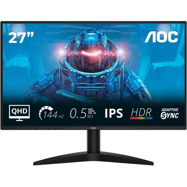 Монітор 27" AOC Q27B36X (Q27B36X) 2560x1440 (QHD, 2K) IPS 144 Hz