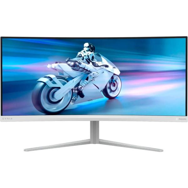 Монітор 34" Philips 34M2C5501A/00 Curved White (34M2C5501A/00) 3440x1440 (Ultra-Wide 2K) VA 180 Hz