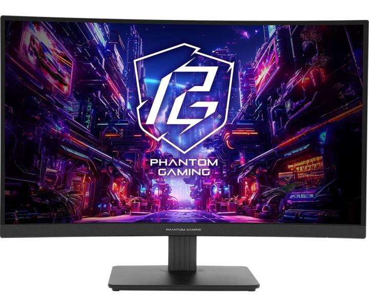 Монітор 27" ASRock PG27QRT1B Curved (PG27QRT1B) 2560x1440 (QHD, 2K) VA 180 Hz