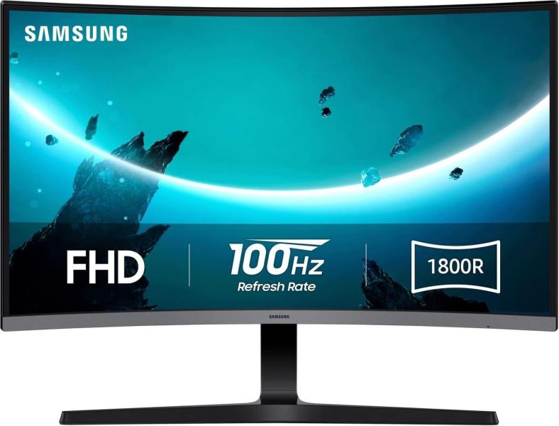 Монітор 27" Samsung Essential S3 Curved (LS27D390GAIXUA) 1920x1080 (FullHD) VA 100 Hz