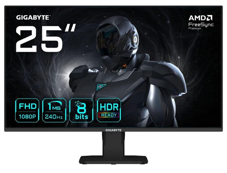 Монітор 24.5" GIGABYTE GS25F2A (GS25F2A Gaming Monitor) 1920x1080 (FullHD) IPS 240 Hz U1