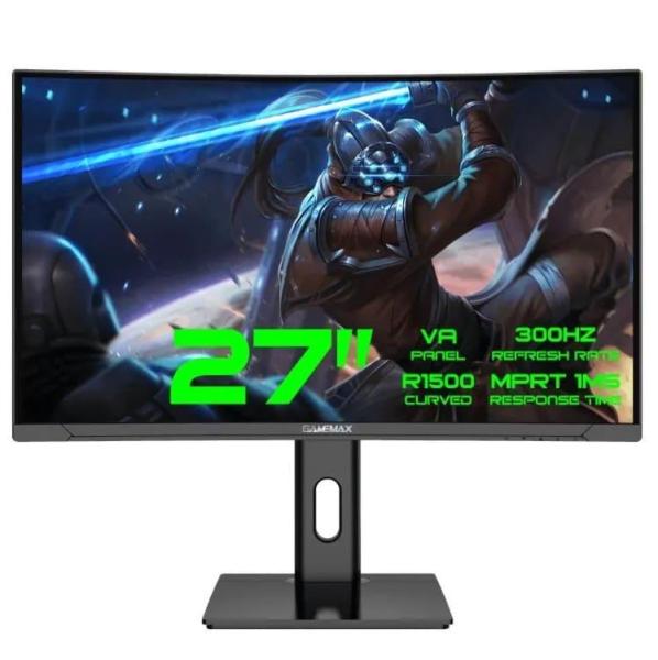 Монітор 27" GameMax GMX27C300 Curved (GMX27C300) 1920x1080 (FullHD) VA 300 Hz