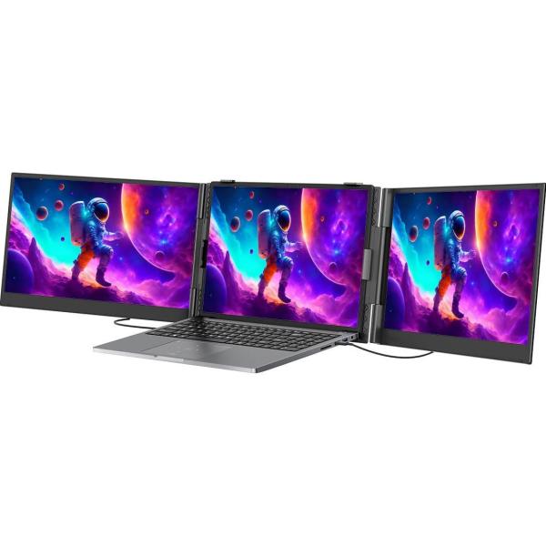 Монітор Blackview 15.3" DCM8 Dual Screen Portable monitor 3 in 1 Grey Black FHD IPS 60Hz (BVDCM8)