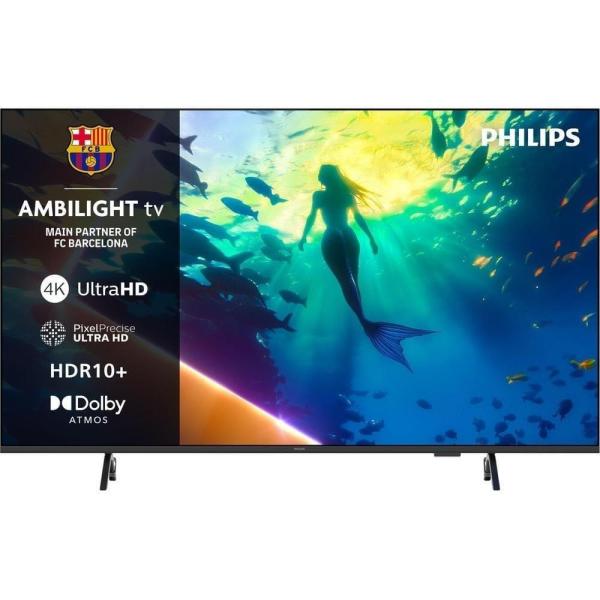 Монітор 54.6" Philips LED 4K 60Hz Smart Titan OS Black Ambilight (55PUS8010/12) 3840х2160 (UHD, 4K) Direct LED 60 Hz