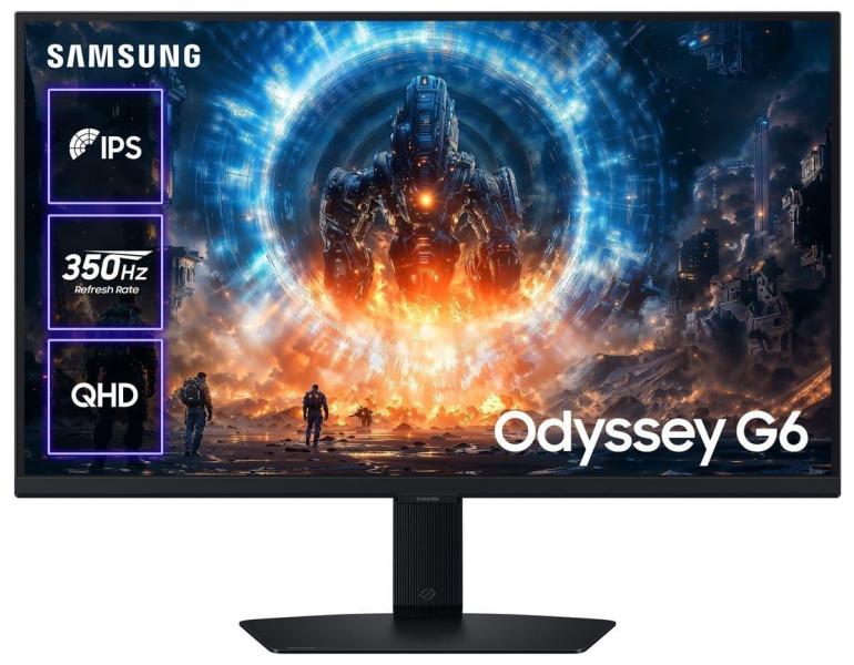 Монітор 27" Samsung Odyssey G6 (LS27FG606EIXUA) 2560x1440 (QHD, 2K) IPS 350 Hz