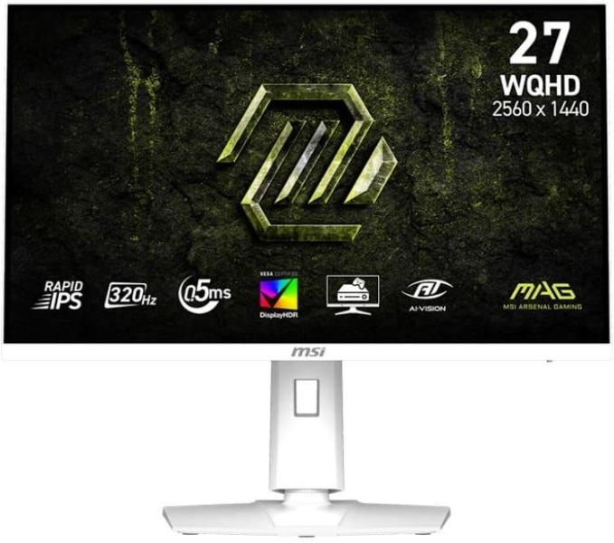 Монітор 27" MSI MAG 274QRFW X32 (MAG 274QRFW X32) 2560x1440 (QHD 2K) IPS 320 Hz
