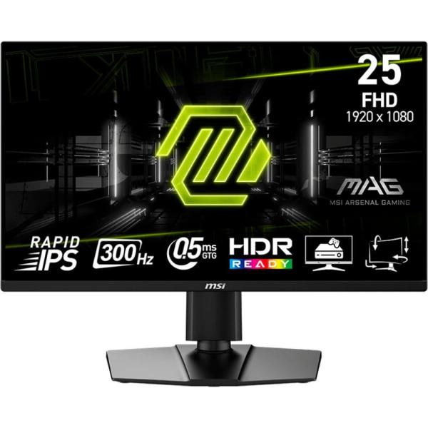 Монітор 24.5" MSI MAG 255PXF (9S6-3BC24M-031) 1920x1080 (FullHD) IPS 300 Hz