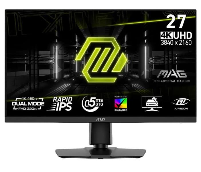 Монітор 27" MSI MAG 272URDF-E16 Dual Mode (9S6-3CE79T-001) 3840х2160 (UHD, 4K) IPS 160/320 Hz