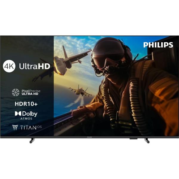 Монітор 54.6" Philips LED 4K 60Hz Smart Titan OS Black (55PUS7000/12) 3840х2160 (UHD, 4K) Direct LED 60 Hz