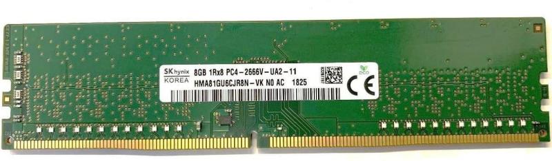 Модуль пам'яті Hynix DDR4 8Gb SKHynix 2666 MHz (HMA81GU6CJR8N-VK) Б/в