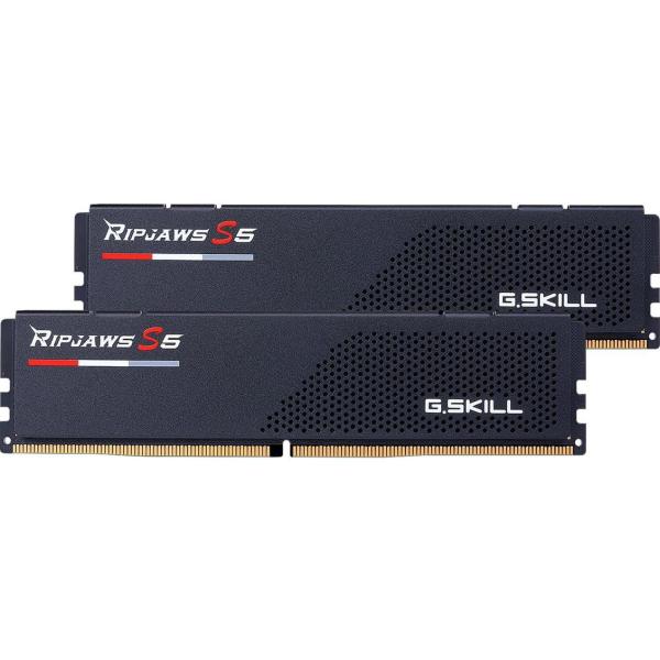 Модуль пам'яті G.Skill DDR5 32GB (2x16) Ripjaws S5 Black 6400Mhz XMP 3.0 (F5-6400J3648F16GX2-RS5K)