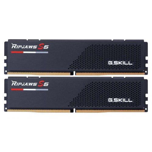 Модуль пам'яті G.Skill DDR5 32GB (2x16) Ripjaws S5 6000Mhz Black XMP 3.0 (F5-6000J3040F16GX2-RS5K)