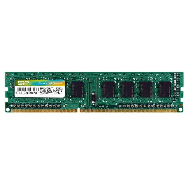 Модуль пам'яті Silicon Power DDR3 4gb 1600 Mhz (SP004GBLTU160N02)
