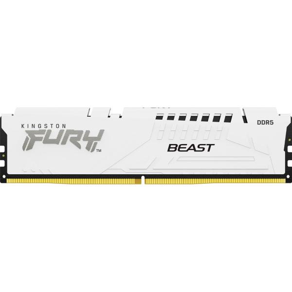 Модуль пам'яті Kingston Fury DDR5 32GB 6000MHz Beast White EXPO (KF560C30BWE-32)