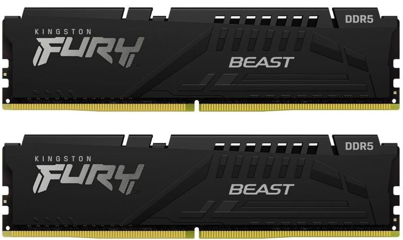 Модуль пам'яті Kingston Fury DDR5 32GB (2x16) 6400MHz Beast Black EXPO (KF564C32BBEK2-32)