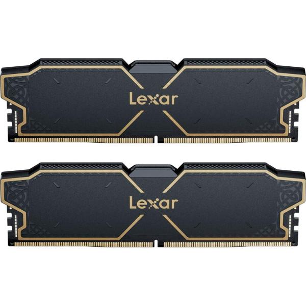 Модуль пам'яті Lexar DDR5 32GB (2x16) Thor 6000Mhz Black XMP/EXPO (LD5U16G60C38LG-RGD)